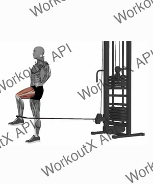 Standing Cable Hip Flexion exercise demonstration