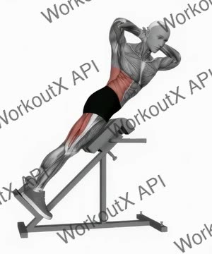 45 Degree Twisting Hyperextension exercise demonstration