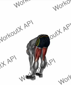 Standing Bow Hamstring Stretch exercise demonstration