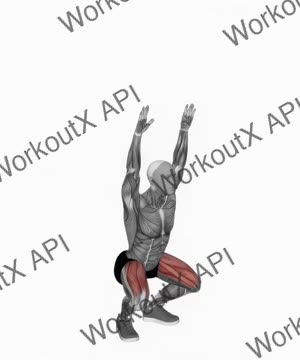 Bodyweight Overhead Squat exercise demonstration