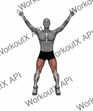 Star Jump exercise demonstration