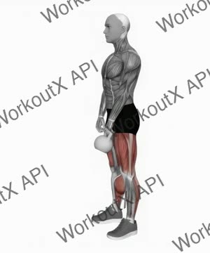 Single Kettlebell Deadlift exercise demonstration