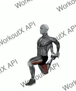 Crescent Moon Pose Quad Stretch exercise demonstration