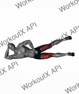 Side Lying Leg Lift Left exercise demonstration