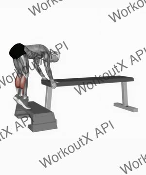 Donkey Calf Raise exercise demonstration