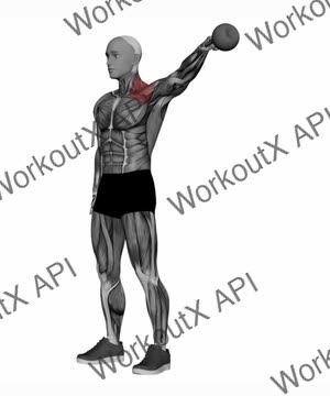 Kettlebell Long Lever Lateral Raise exercise demonstration