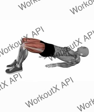 Glute Bridge With Abduction Bodyweight (Variation 2) exercise demonstration