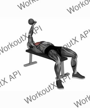 Kettlebell Single Arm Chest Fly exercise demonstration