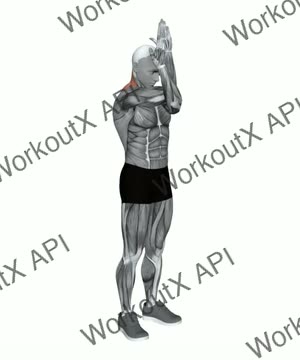 Eagle Arms Chin Into Chest exercise demonstration
