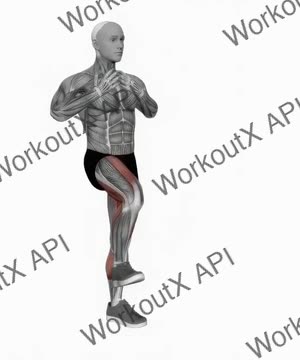 Crossed Arms Front Leg Kick exercise demonstration