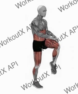 Bodyweight Knee Thrust exercise demonstration