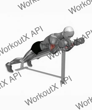 Dumbbell Reverse Spider Curl exercise demonstration
