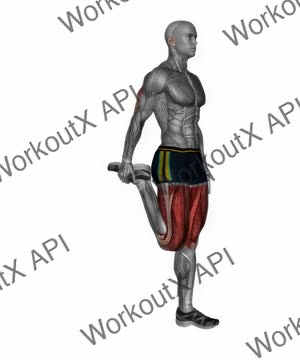Standing Quadriceps Stretch Side Angle exercise demonstration