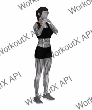 5 Sec Fist Against Chin exercise demonstration