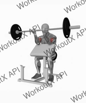 Barbell Preacher Curl exercise demonstration