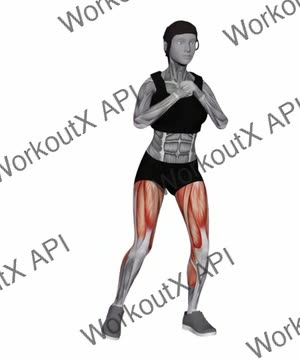 45 Degrees Step Out exercise demonstration