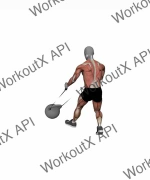 Kettlebell Sled Drag exercise demonstration