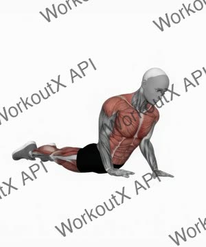 Cobra Yoga Pose Hold exercise demonstration