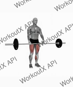 Barbell Clean Deadlift exercise demonstration
