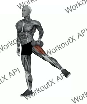 Dumbbell Standing Hip Abduction exercise demonstration